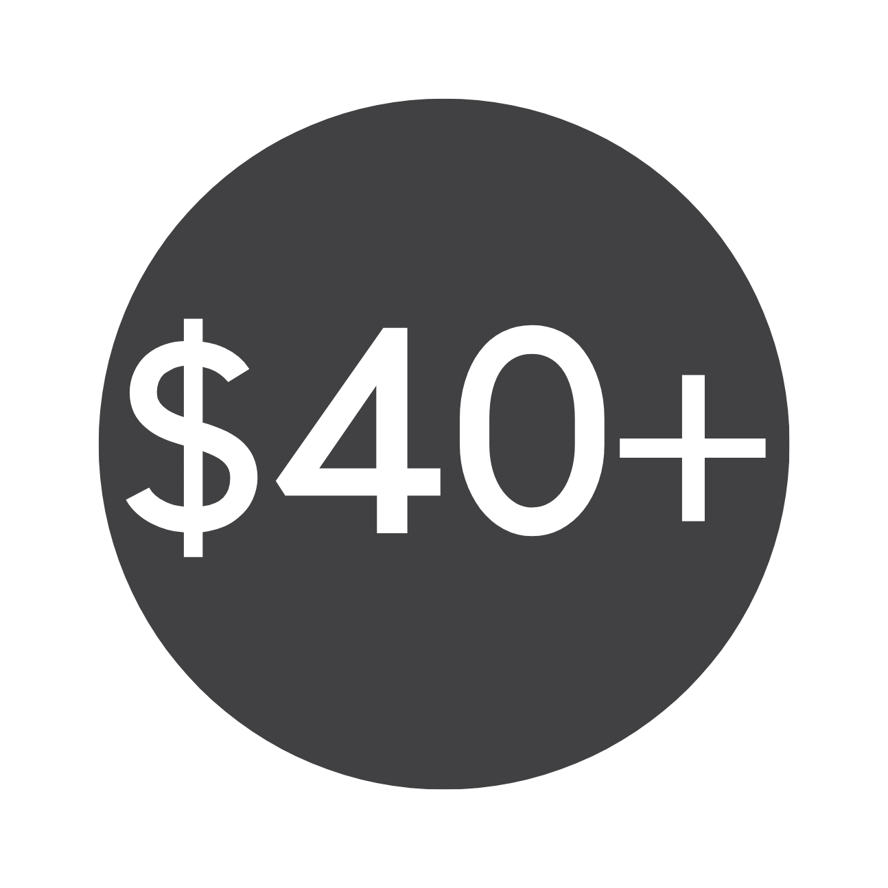 Over $40